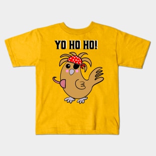 Chicken Yo Ho Ho! Pirate Kids T-Shirt